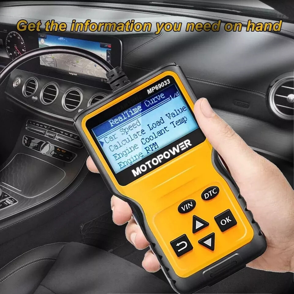 MOTOPOWER MP69033 Car OBD2 Scanner Code Reader Engine Fault Scanner CAN Diagnost
