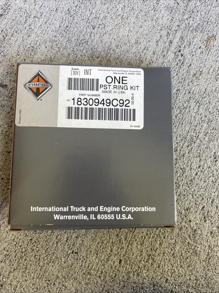 INTERNATIONAL KIT PISTON & RINGS 1830953C92