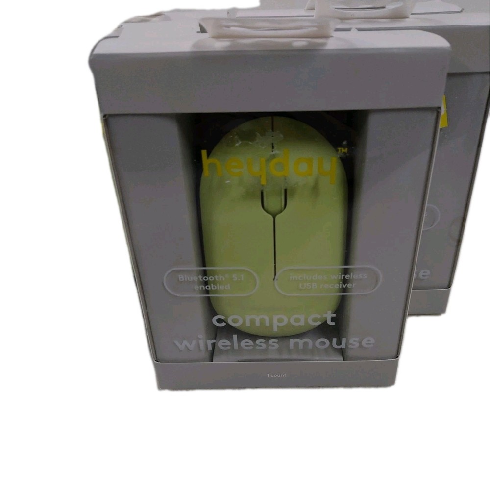 4 Pack Heyday Compact Wireless Mouse Bluetooth & Wireless USB enabled