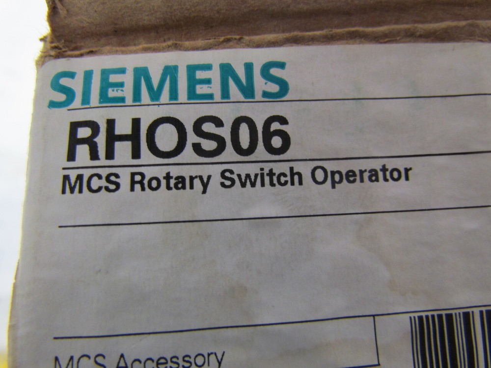 Siemens RHOS06 MCS Rotary Disconnect Switch Operator Variable Depth