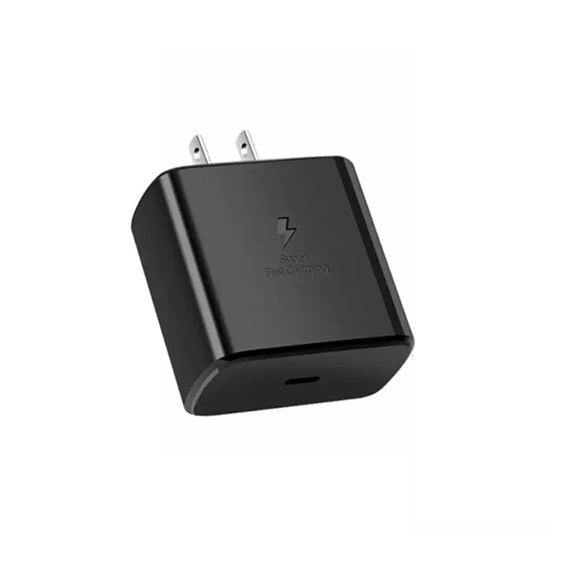 Universal 45W Fast USB Type C Wall Charger 2M 6FT Type C Cable For Samsung Black