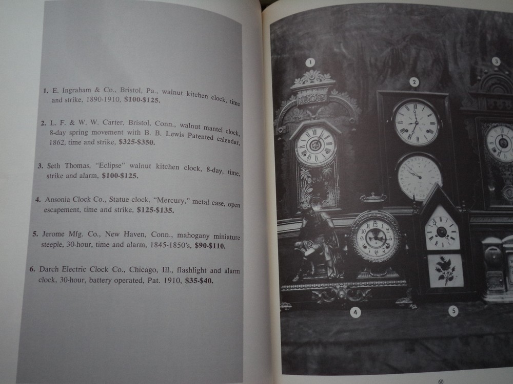 Clock Guide Identification With Prices, Robert W Miller. 1971. 2nd Edition.