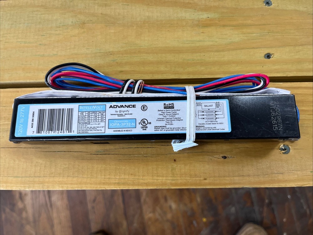 Advance Electronic Ballast 3 Bulb IOPA3P32N