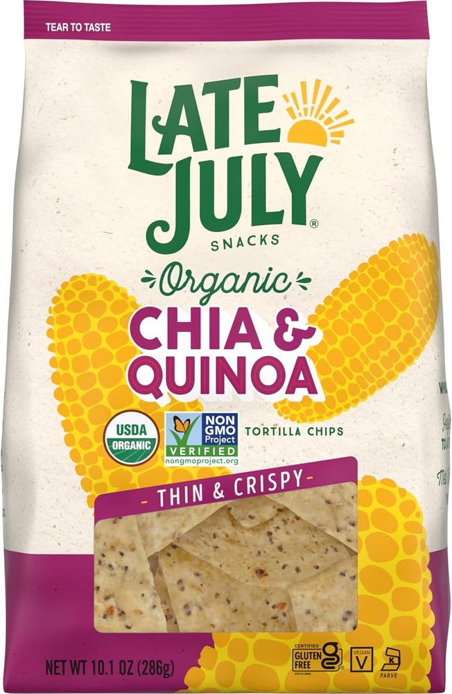 Chia & Quinoa Organic Tortilla Chips, Bag