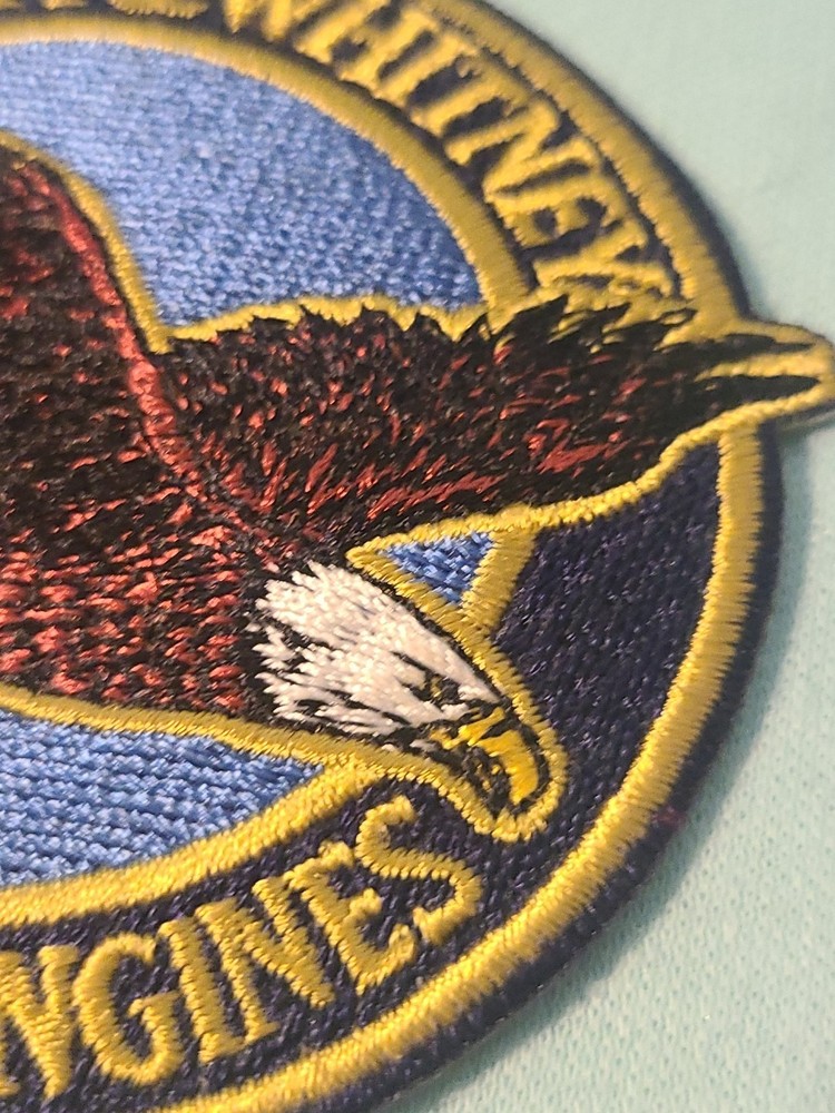 Vintage Original Pratt & Whitney Dependable Engines Eagle Patch Unused