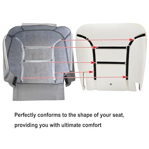 Driver Side Replacement Bottom Seat Foam Cushion Pad Compatible with GMC