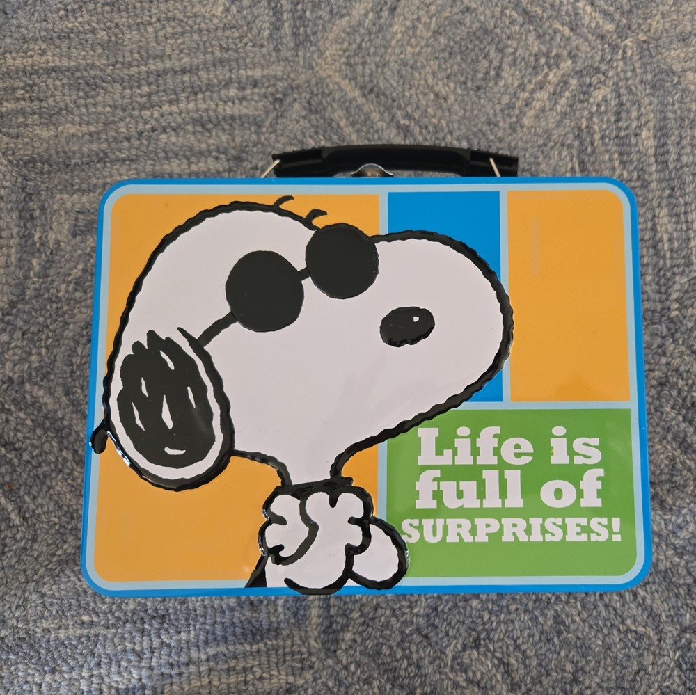 Peanuts Snoopy Metal Lunchbox