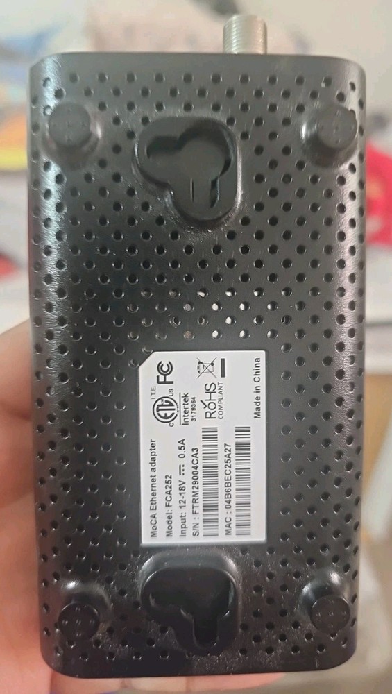 FRONTIER FCA252 MoCa 2.5 Ethernet Network Adapter - Replacement Only