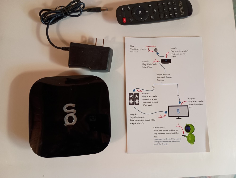 Matricom G Box Q2 Quad with Remote & power supply