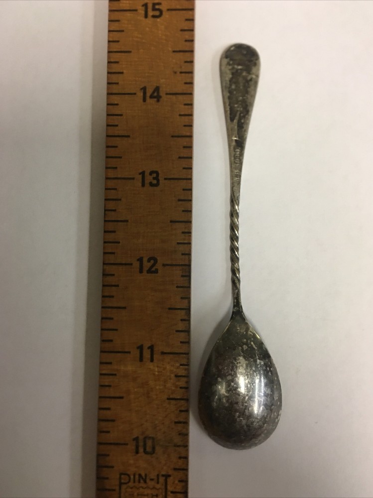 WB 1900 Twisted Handle Antique Spoon US Collectible
