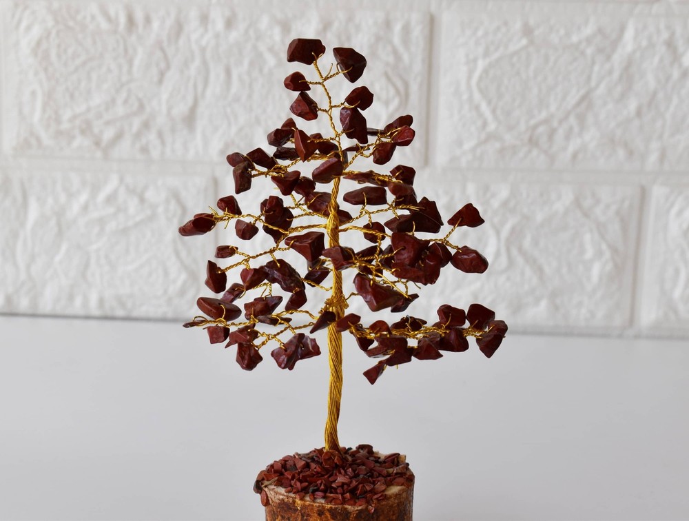 100 Chips Gemstone Tree | Red Jasper | Feng Shui Tree