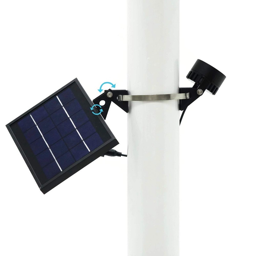 Mini 120X Solar Flag Pole Light