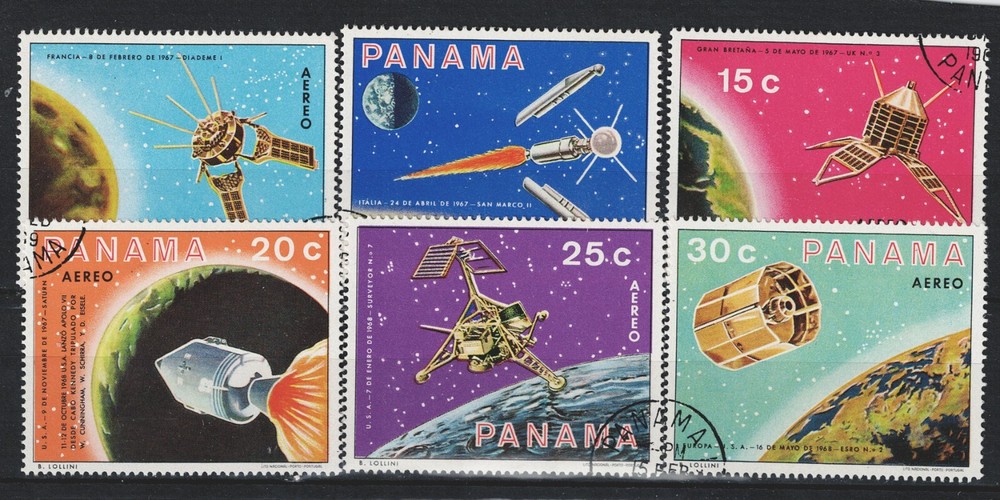 Panama Space Exploration Astronomy set 1969 A16