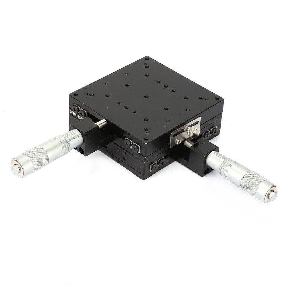 SEMY100‑AC Micrometer Manual Slide Table Trimming Platform Cross Roller Stages
