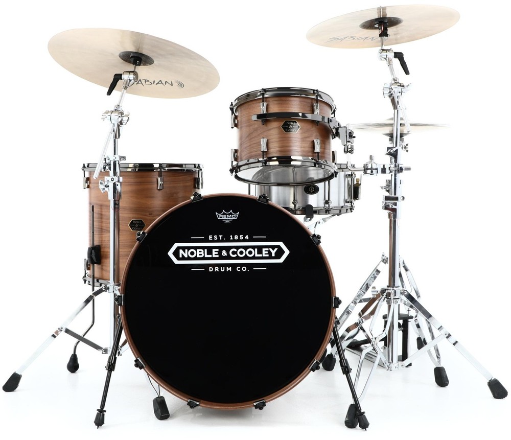 Noble & Cooley Walnut Classic 3-piece Shell Pack - Natural Satin with Black