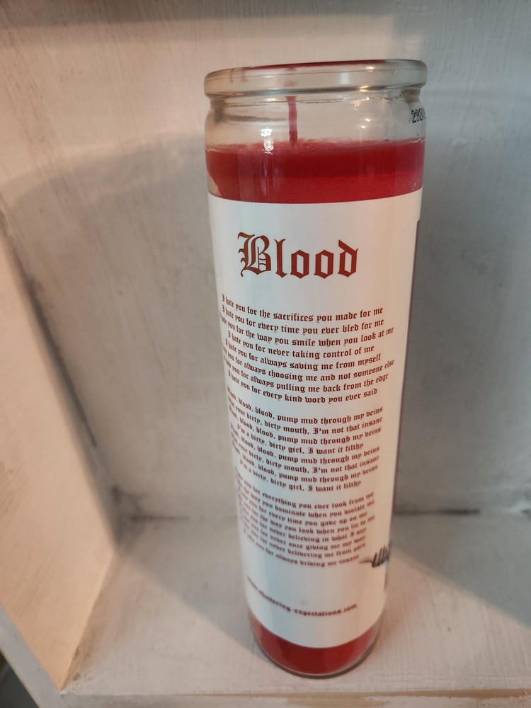 Maria Brink Blood Prayer Candle