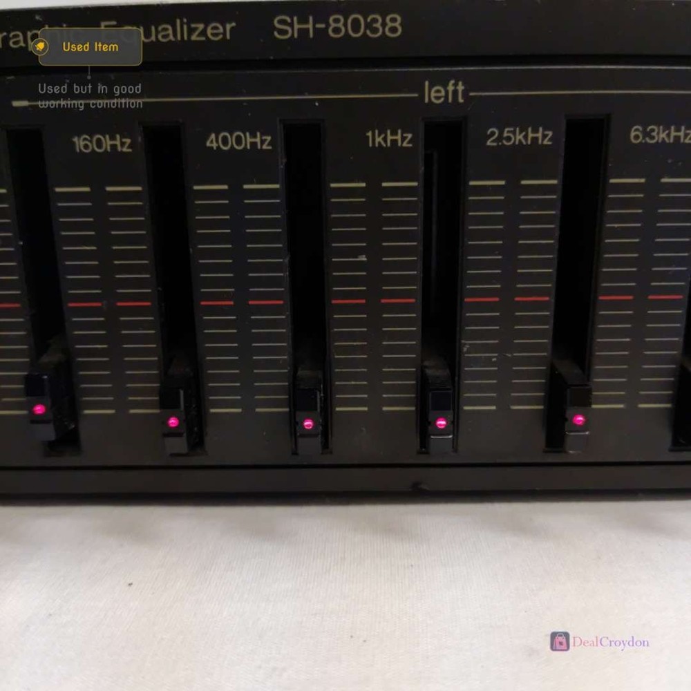 TECHNICS SH-8038 7 BAND STEREO GRAPHIC EQUALIZER