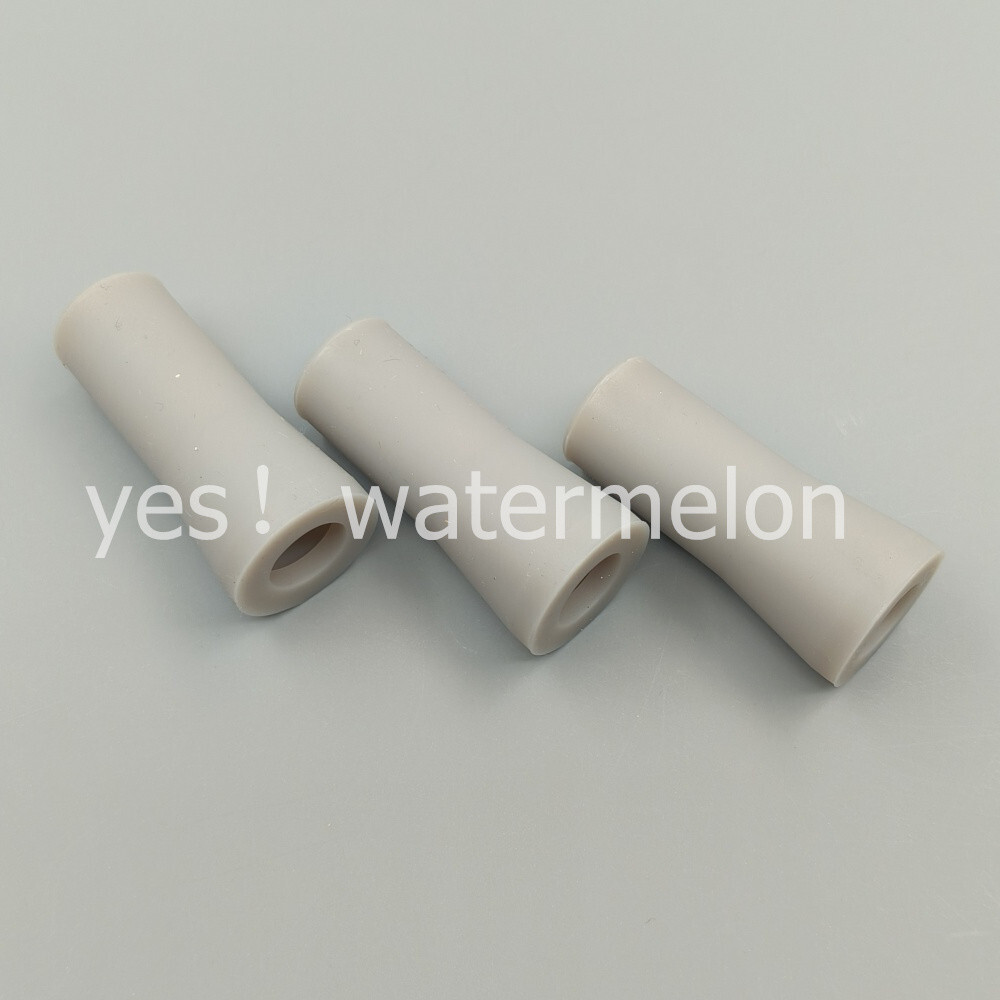 Dental Saliva Ejector HVE Tips Snap On Replacement (Grey) Soft Silicone Adaptor