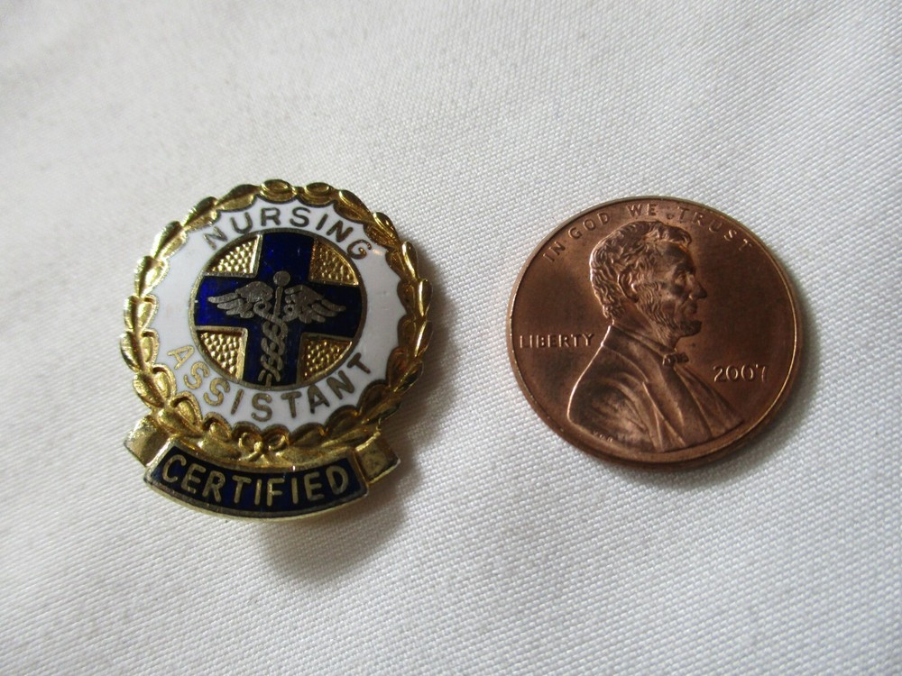 1977 Certified Nursing Assistant Lapel Pin