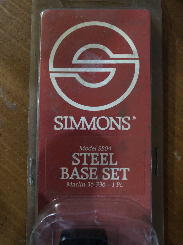 Simmons Steel Scope Base Set Model SB04