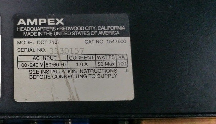 Ampex DCT 710i Parallel Digital Signal Distributor
