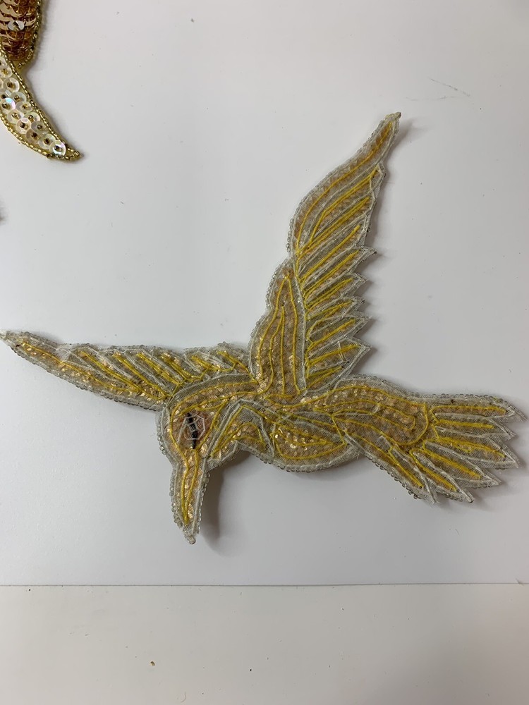 Sequence/Beaded Applique ELEPHANT PEACOCK BIRD