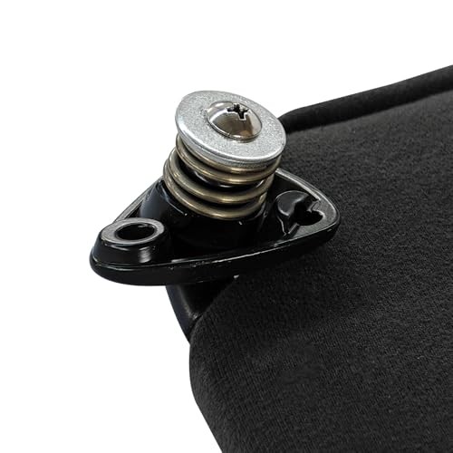 Sun Visor Set w/o Mirror, SV-150 Replacement Pair Left & Right Black Style 2