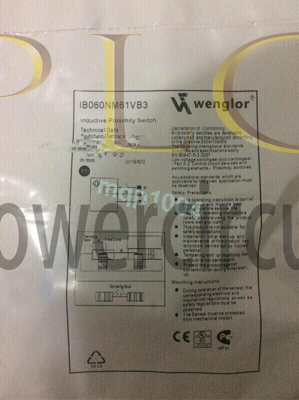 1PC New Original Wenglor Proximity Switch Sensor IB060NM61VB3~