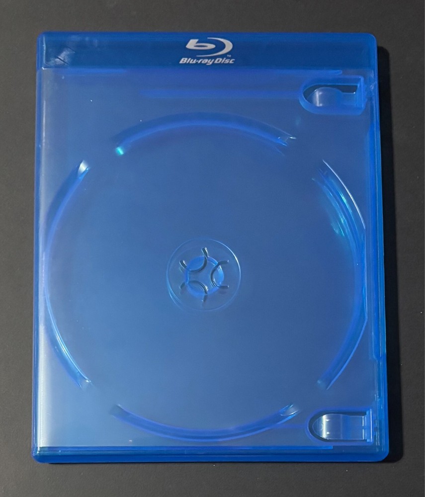 2 Disc Double Blu-Ray DVD Case - 12 MM standard size - Premium - Silver Logo