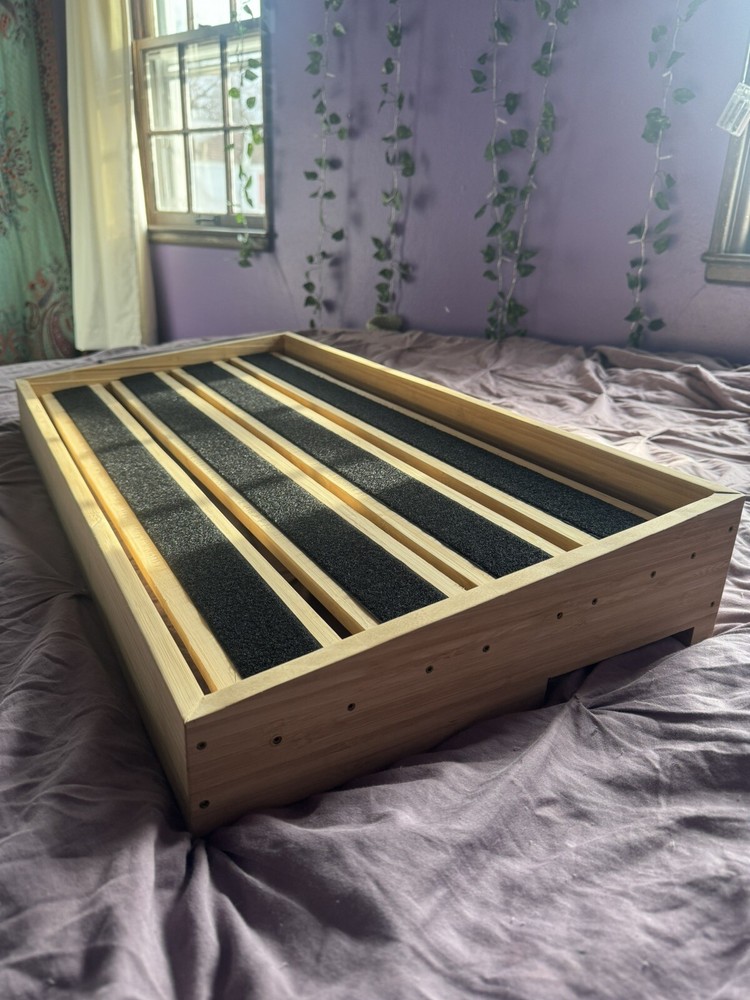 Pedal Board Handmade Bamboo