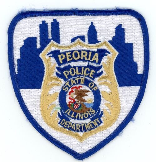 ILLINOIS IL PEORIA POLICE NICE SHOULDER PATCH SHERIFF