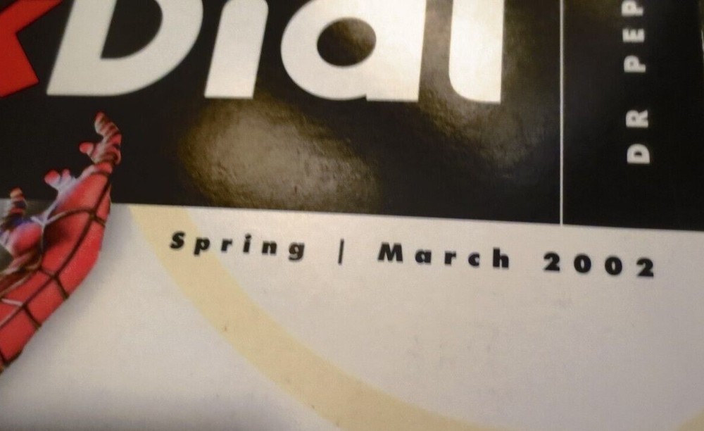 DR PEPPER CLOCK DIAL SPRING MARCH 2002 MAGAZINE