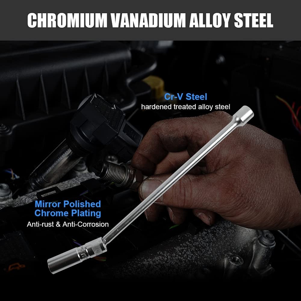 CMTOOL 14mm Spark Plug Socket Magnetic Thin Wall 14 mm 14MM