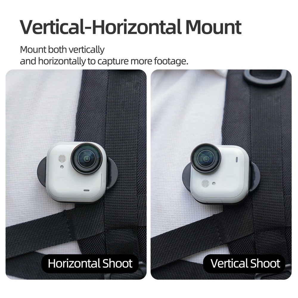 For Insta360 GO Ultra Camera Clip, Durable Magnetic Backpack Mount Accessory