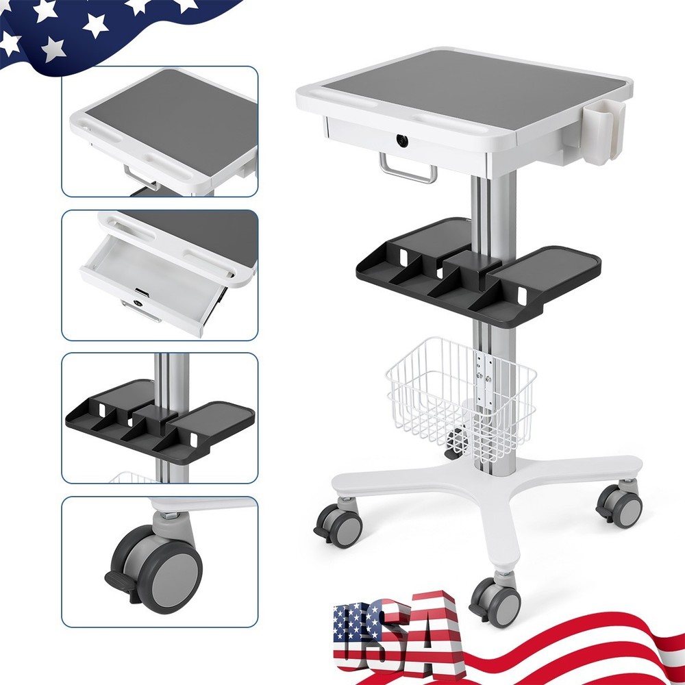 Dental Multi-Function Trolley Cart fit Root Canal handpiece Oral Scanner