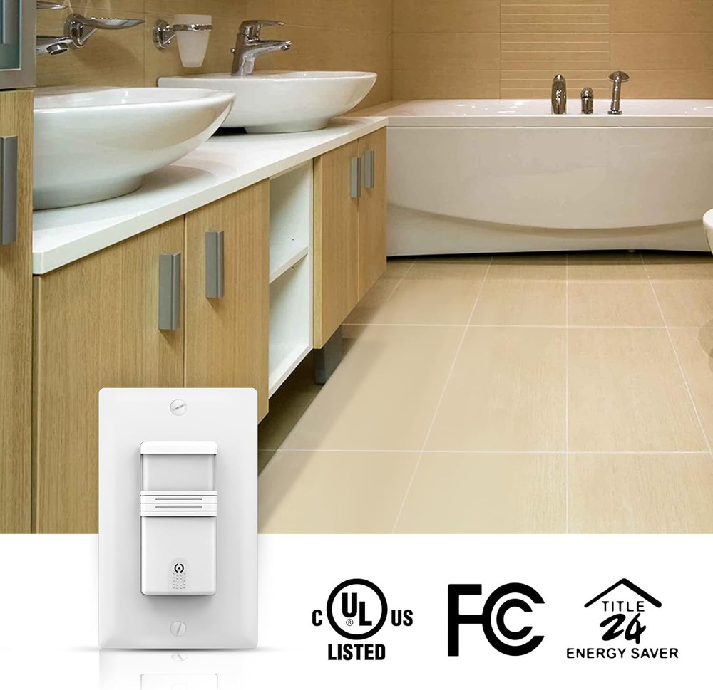 Motion Sensor Light Switch, Occupancy & Vacancy Model Motion Activated Wall Swi