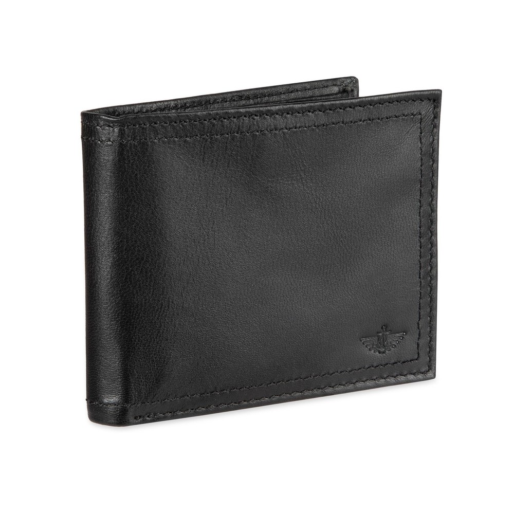 Dockers Men's Bifold Leather Wallet-Thin Slimfold Extra Capacity On... Fast Ship
