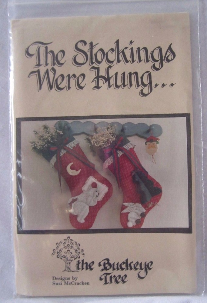 The Buckeye Tree The Stockings Were Hung . . . Fabric Pattern ONLY