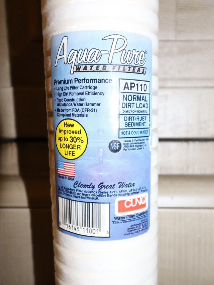 Aqua Pure AP110 - 5 Micron Replacement Water Filter Cartridge Hot & Cold Water