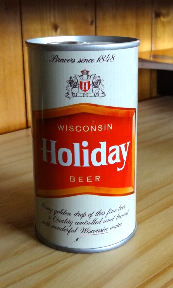 Wisconsin Holiday Beer Straight Steel Pull Tab Huber Brewing