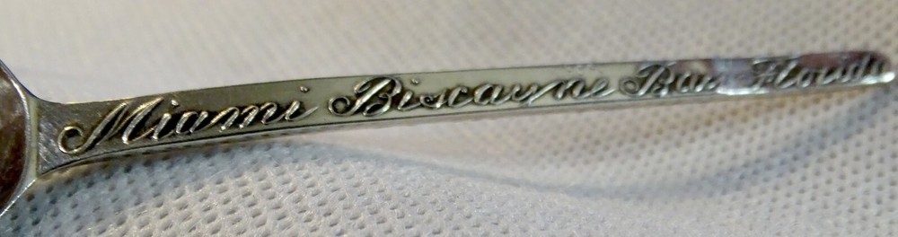 Key Biscayne Miami Florida 4" Sterling Souvenir Spoon
