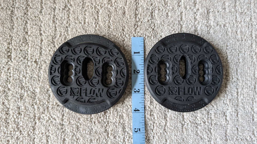Flow Channel Disk / Burton Channel Converter Mounting Plates