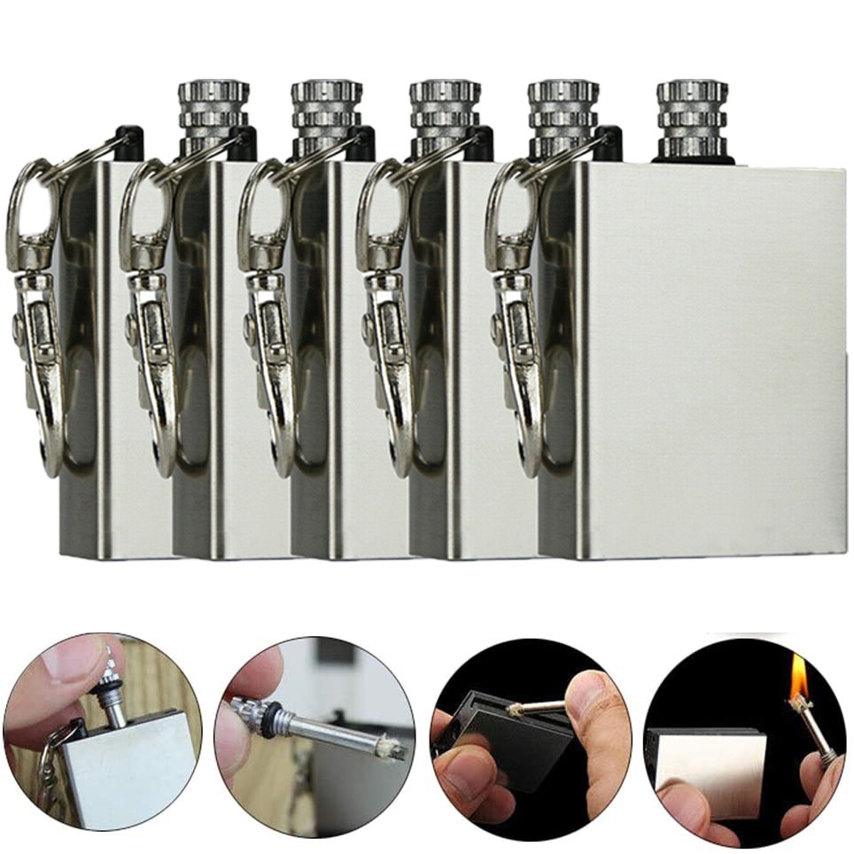 5 Match Lighter, Creative Keychain Lighter, Men's Gift Kerosene Lighter Portable