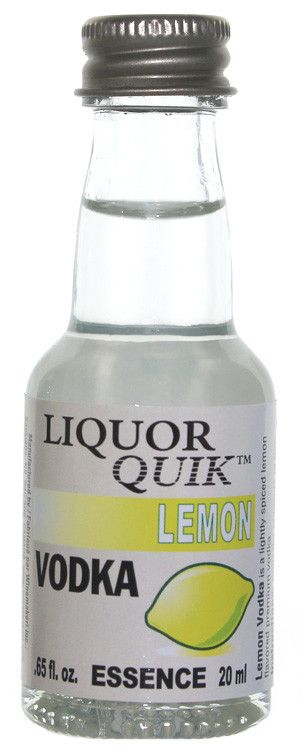 Liquor Quik Natural Vodka Essence 20 mL (Lemon Vodka)