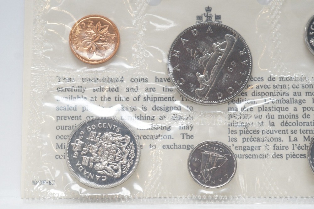 1969 Canada Mint Sealed 6 Coin Set (otb1104)
