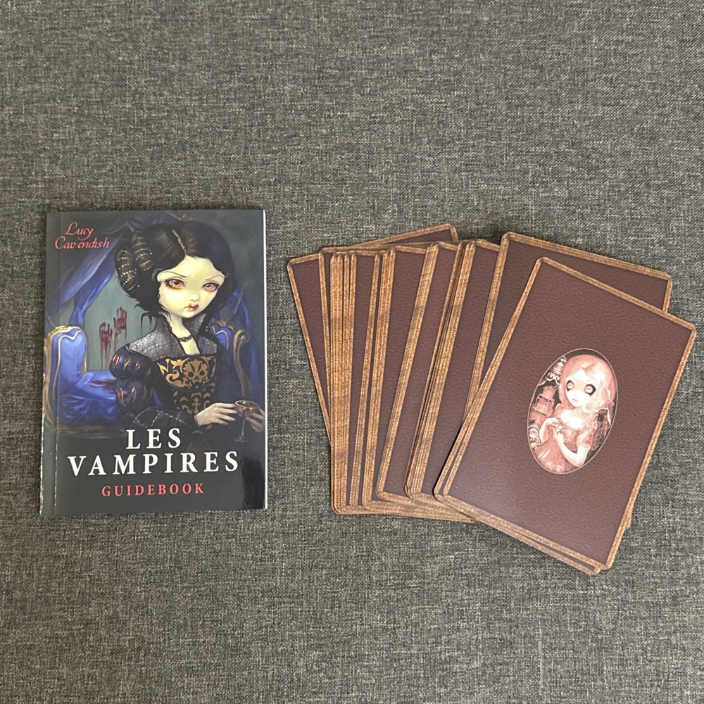 Les Vampires Oracle Cards by Lucy Cavendish Authentic-Complete!