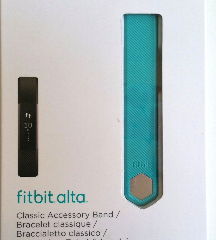 Fitbit Alta Replacement WristBand Bracelet Large Silicone Strap Mint Green New!