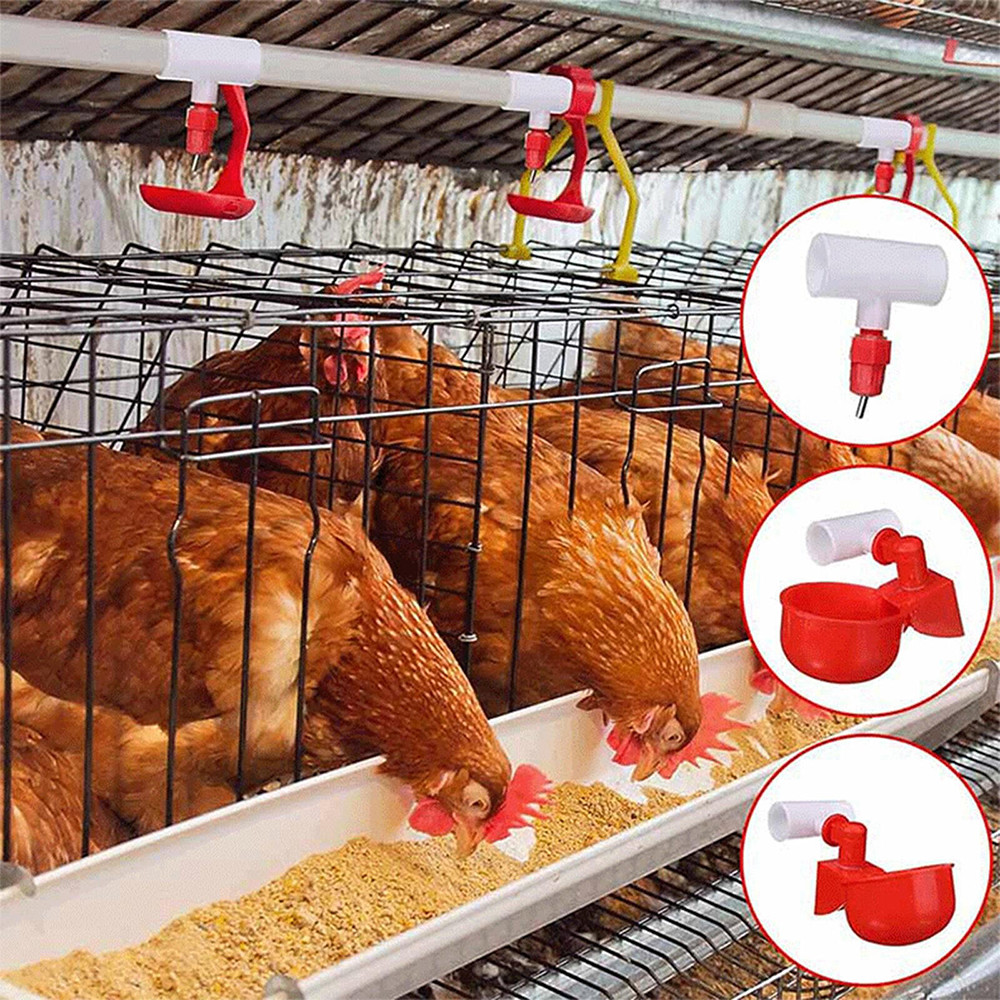 Poultry Water Dispenser Accessories Chicken Drinking Three-way Connection Tool