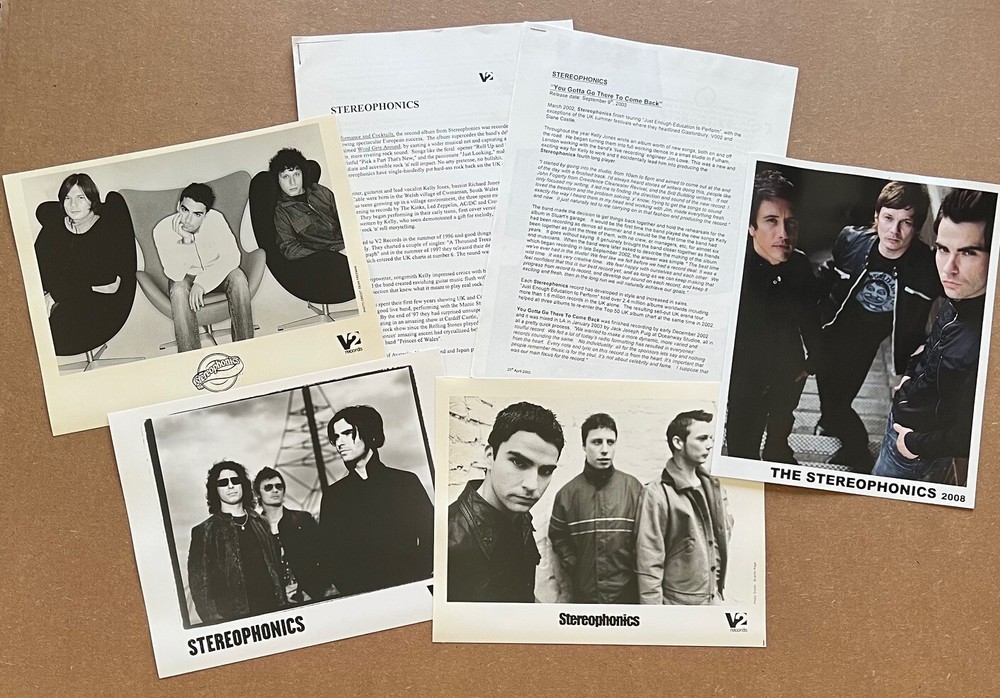 Stereophonics – RARE promo press kits