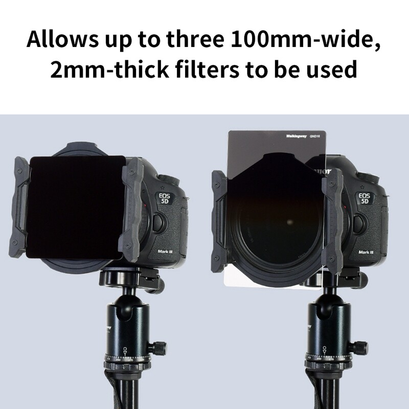 100mm V8 Filter Holder kit 67 72 77 82mm Adapter with MC-CPL for Square filter